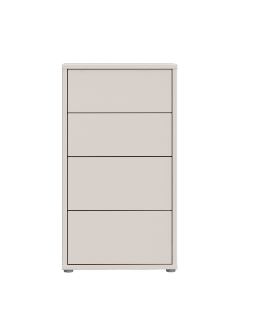 Cassettiera Medea 4 cassetti cashmere 55x35x99 – Stile e funzionalità