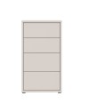 Cassettiera Medea 4 cassetti cashmere 55x35x99 – Stile e funzionalità
