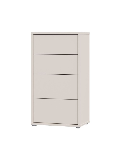Cassettiera Medea 4 cassetti cashmere 55x35x99 – Stile e funzionalità