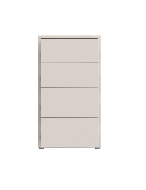 Cassettiera Medea 4 cassetti cashmere 55x35x99 – Stile e funzionalità
