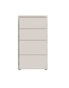 Cassettiera Medea 4 cassetti cashmere 55x35x99 – Stile e funzionalità