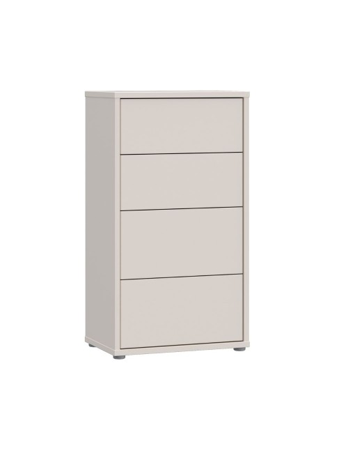 Cassettiera Medea 4 cassetti cashmere 55x35x99 – Stile e funzionalità
