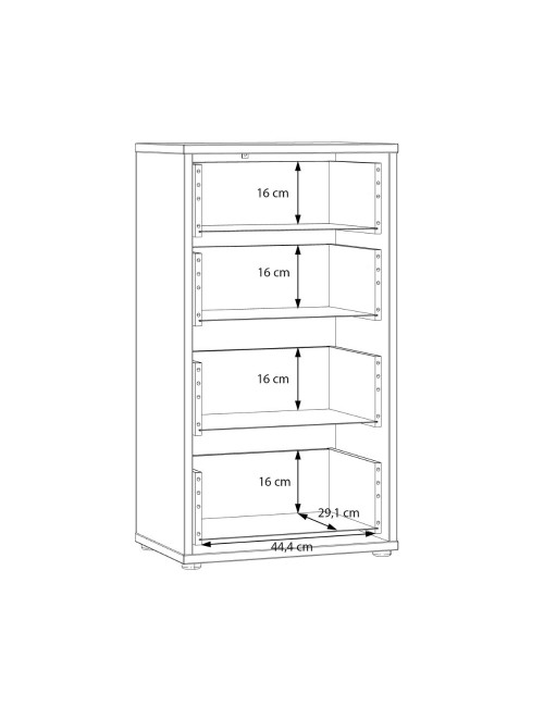 Cassettiera Medea 4 cassetti cashmere 55x35x99 – Stile e funzionalità