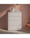 Cassettiera Medea 4 cassetti cashmere 75x35x99 – Stile e funzionalità
