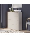 Cassettiera Medea 4 cassetti cashmere 75x35x99 – Stile e funzionalità