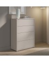 Cassettiera Medea 4 cassetti cashmere 75x35x99 – Stile e funzionalità
