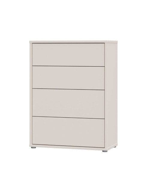 Cassettiera Medea 4 cassetti cashmere 75x35x99 – Stile e funzionalità