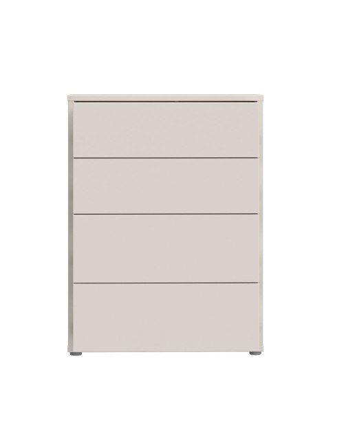 Cassettiera Medea 4 cassetti cashmere 75x35x99 – Stile e funzionalità
