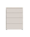 Cassettiera Medea 4 cassetti cashmere 75x35x99 – Stile e funzionalità