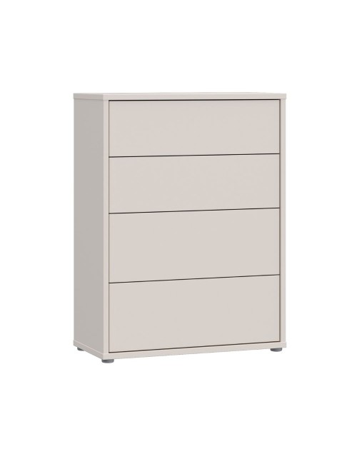 Cassettiera Medea 4 cassetti cashmere 75x35x99 – Stile e funzionalità
