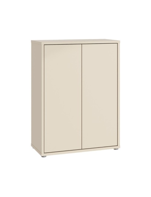 Mobile multiuso Medea 2 ante cashmere con 4 ripiani 74.5x35x99H