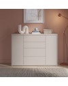 Madia Medea con 4 cassetti e 2 ante cashmere 144x35x99 – Stile e funzionalità
