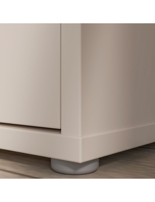 Madia Medea con 4 cassetti e 2 ante cashmere 144x35x99 – Stile e funzionalità