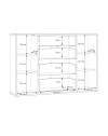 Madia Medea con 4 cassetti e 2 ante cashmere 144x35x99 – Stile e funzionalità
