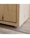 Armadio multiuso Medea 4 ante rovere 74.5x35x192 - Scarpiera e armadio salvaspazio