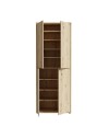 Armadio multiuso Medea 4 ante rovere 74.5x35x192 - Scarpiera e armadio salvaspazio