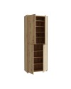 Armadio multiuso Medea 4 ante rovere 74.5x35x192 - Scarpiera e armadio salvaspazio