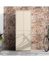 Armadio multiuso Medea 4 ante cashmere 74.5x35x192 - Scarpiera e armadio salvaspazio
