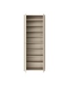 Armadio multiuso Medea 4 ante cashmere 74.5x35x192 - Scarpiera e armadio salvaspazio