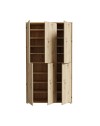 Armadio multiuso Medea 6 ante rovere 109x35x192 - Scarpiera e armadio salvaspazio