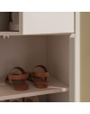 Armadio multiuso Medea 6 ante cashmere 109x35x192 - Scarpiera e armadio salvaspazio