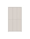 Armadio multiuso Medea 6 ante cashmere 109x35x192 - Scarpiera e armadio salvaspazio