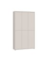 Armadio multiuso Medea 6 ante cashmere 109x35x192 - Scarpiera e armadio salvaspazio