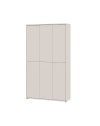 Armadio multiuso Medea 6 ante cashmere 109x35x192 - Scarpiera e armadio salvaspazio
