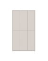 Armadio multiuso Medea 6 ante cashmere 109x35x192 - Scarpiera e armadio salvaspazio