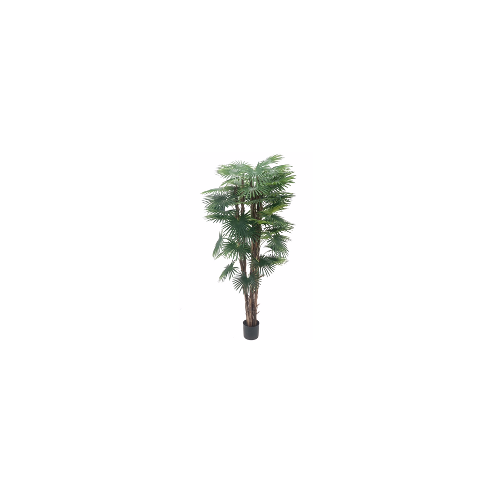 Pianta artificiale Palma nana 170h con vaso