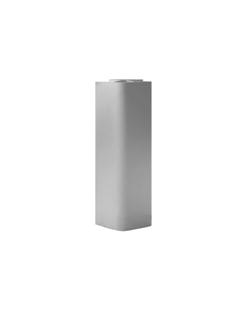 Angolare per zoccolo cucina 90° alluminio satinato h9.7 ANGOLAREH97AL