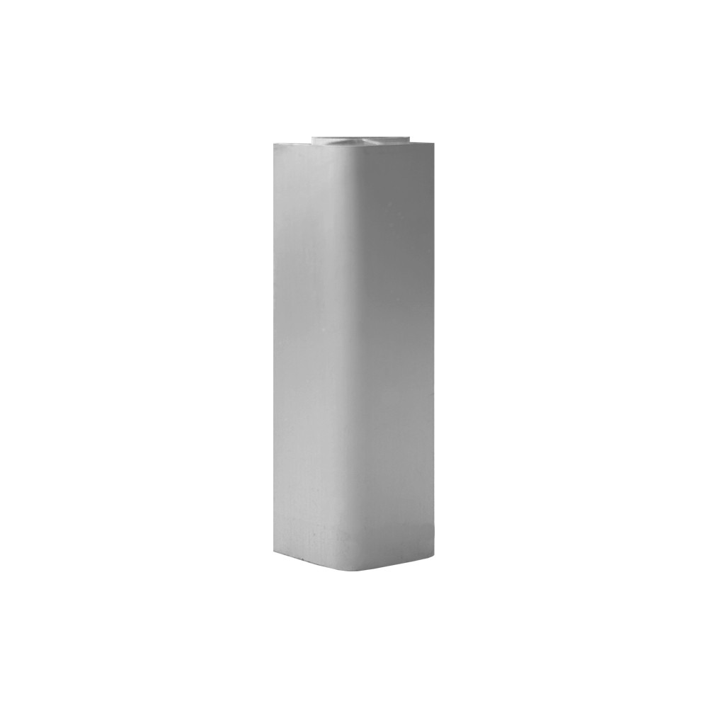 Angolare per zoccolo cucina 90° alluminio satinato h9.7 ANGOLAREH97AL