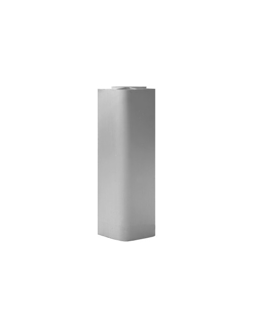 Angolare per zoccolo cucina 90° alluminio satinato h9.7 ANGOLAREH97AL