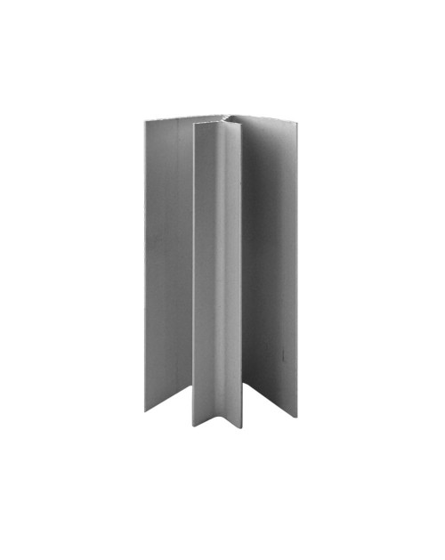 Angolare per zoccolo cucina 90°/135° alluminio satinato h9.7 ANGOLARE135H97AL