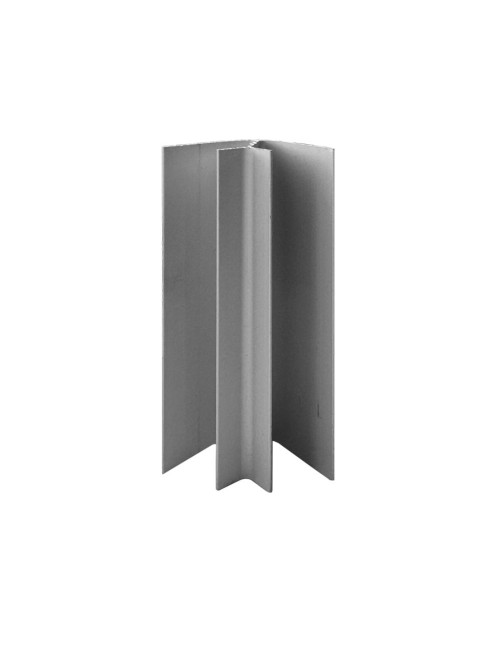 Angolare per zoccolo cucina 90°/135° alluminio satinato h9.7 ANGOLARE135H97AL