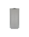 Angolare per zoccolo cucina 90° alluminio satinato h10 ANGOLAREH10DOAL