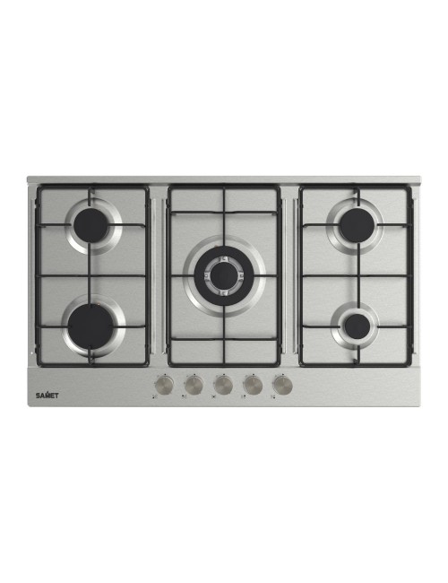 Piano Cottura gas 5 fuochi 90 cm acciaio inox Samet Apollo2 prezzo