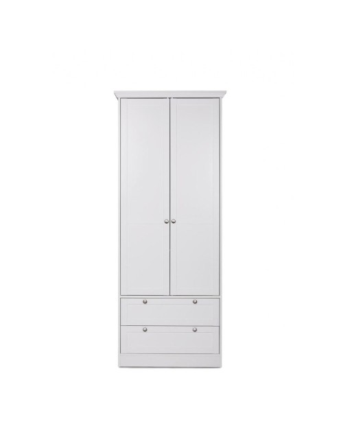 Armadio Due Ante e Due Cassetti Landwood14 Colore Bianco Prezzo