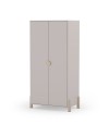 Armadio Enola 2 ante in legno beige 92,8x45x180 Eleganza e praticità per la tua casa