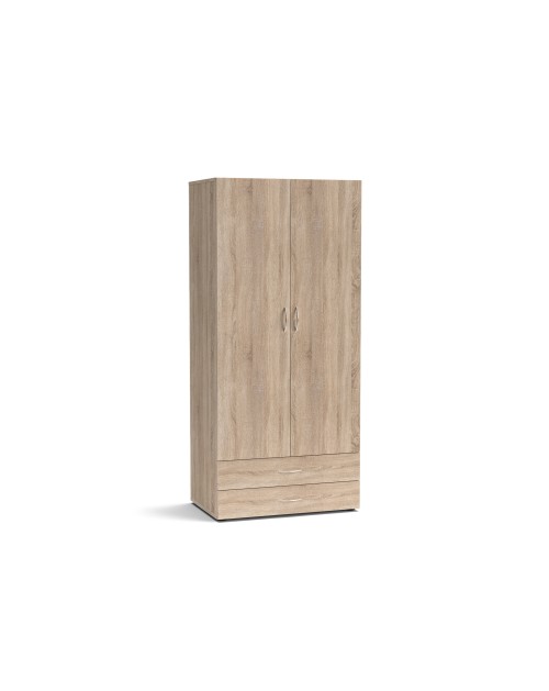 Armadio 2 ante rovere sonoma Seba2 80x51,6x177h