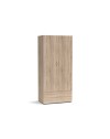 Armadio 2 ante rovere sonoma Seba2 80x51,6x177h