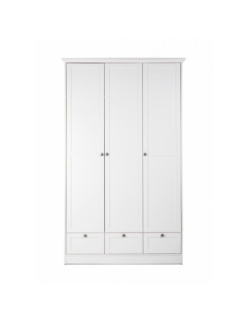 Armadio Tre Ante e Tre Cassetti Landwood18 Colore Bianco Prezzo