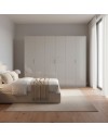 Armadio 6 ante bianco lucido Pavese 275x55x240h