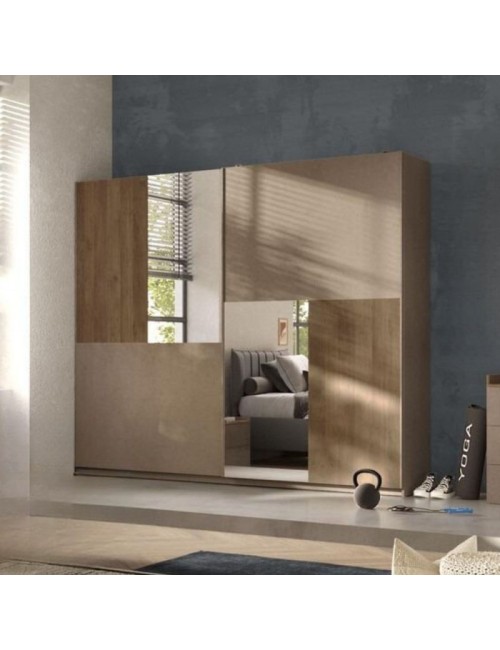 Armadio 2 Ante Scorrevoli con Specchi Quinn 275x59x240h Prezzo