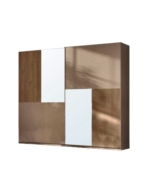 Armadio 2 Ante Scorrevoli con Specchi Quinn 275x59x240h Prezzo