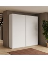 Armadio due ante scorrevoli bianco opaco Swing – 257x55x230H