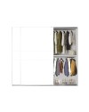 Armadio due ante scorrevoli bianco opaco Swing – 257x55x230H