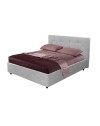 Letto Matrimoniale contenitore Ascoli 182x210x124H tessuto Enjoy grigio