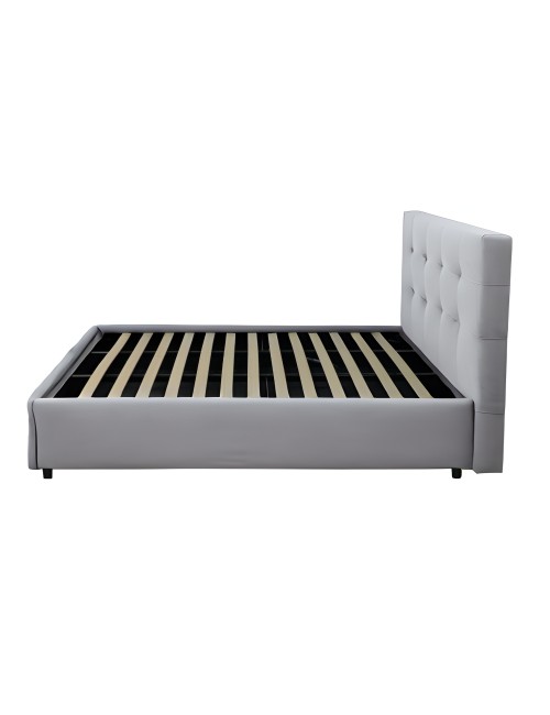 Letto una Piazza e Mezza Contenitore Ascoli 142x210x124H tessuto