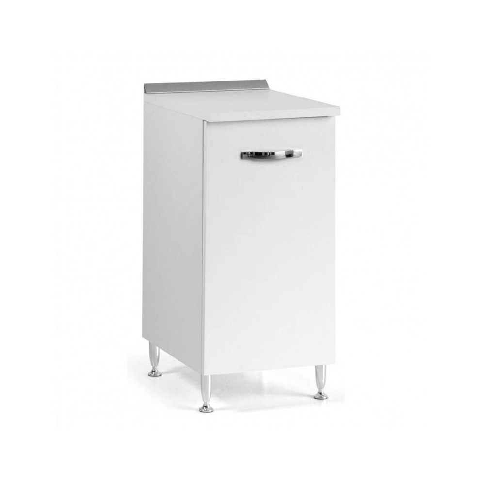 Base cucina con anta 40x50x85H colore bianco frassinato